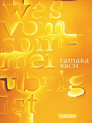 cover image of was vom Sommer übrig ist